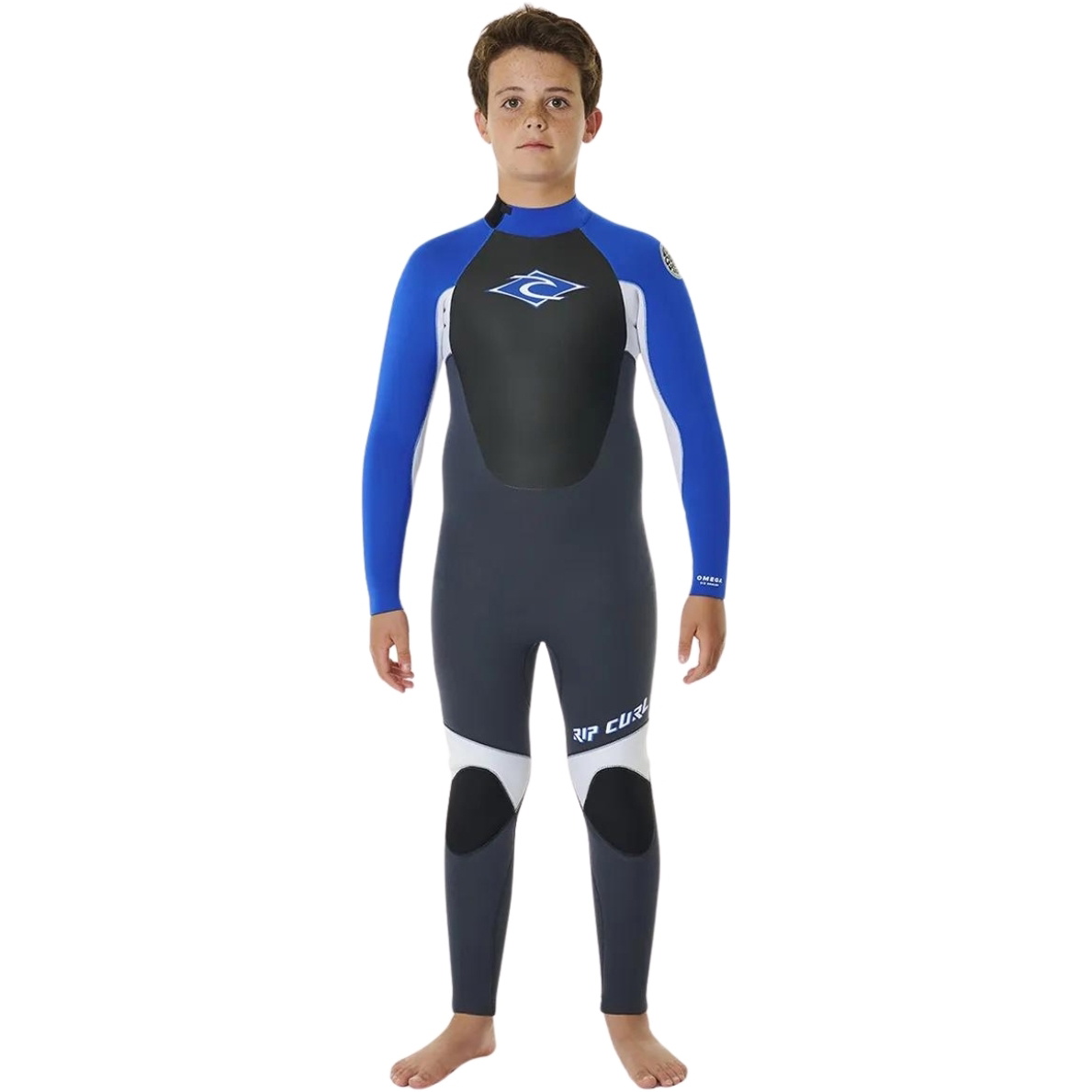 Rip Curl Omega F 5/3mm Back Zip Ato De Mergulho 2026 Junior 13NBFS - Blue
